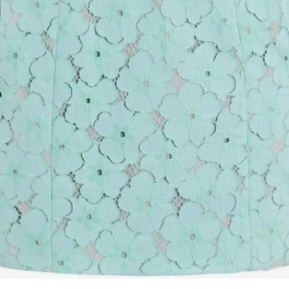 Diane von Furstenberg "Clyde" Lace Mini Skirt Sz 8 - Picture 2 of 8